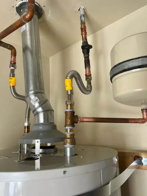Water heater installation and plumbing repair in Pepperton